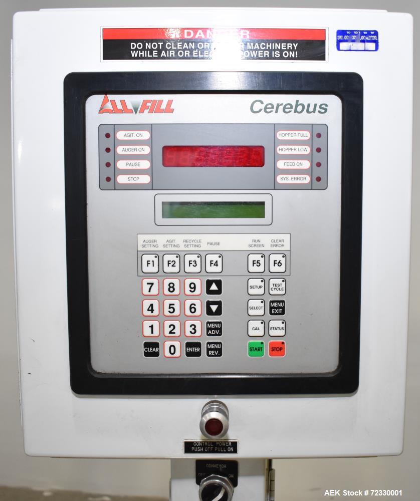 Used All Fill Model DHAA-400 Dual Head Automatic Inline Auger Filler